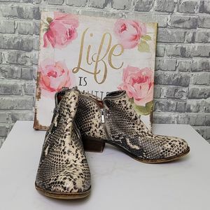 Lucky Brand Bartalino Snakeskin Bootie 9.5W